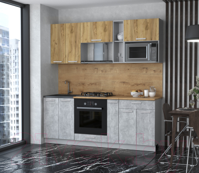 Готовая кухня Интерлиния Мила Лайт 2.0 ВТ