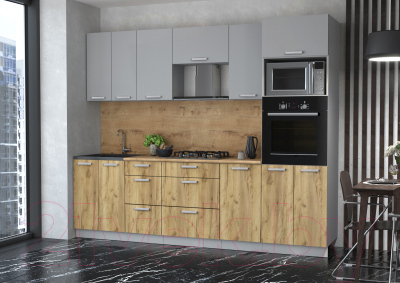 Кухонный гарнитур Интерлиния Мила Лайт 2.6 ВТ