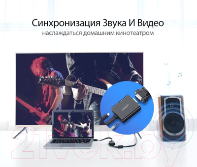 Конвертер цифровой Ugreen MM103 / 40248