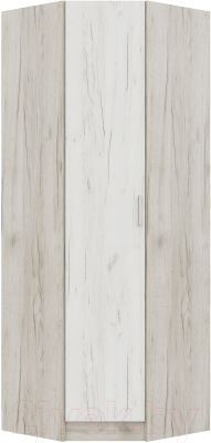 Шкаф Стендмебель Гармония ШУ-601-М (дуб крафт белый/дуб крафт серый) - фото