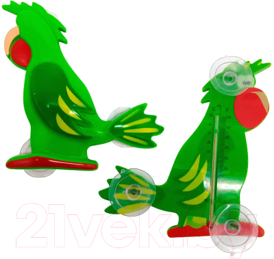 Термометр оконный Park Зеленый попугай 008682