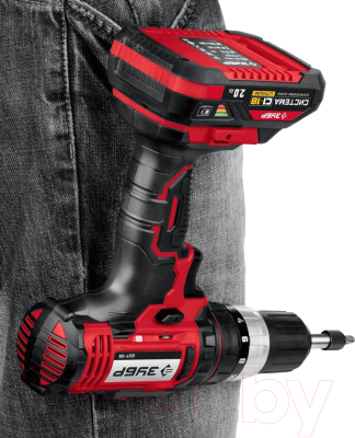 Аккумуляторная дрель-шуруповерт Зубр ДШУ-185-22