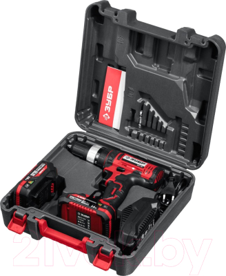 Аккумуляторная дрель-шуруповерт Зубр ДШУ-185-22