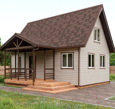 Лист кровельный Onduline Ондувилла 3D Брауни PE6H56RU15900