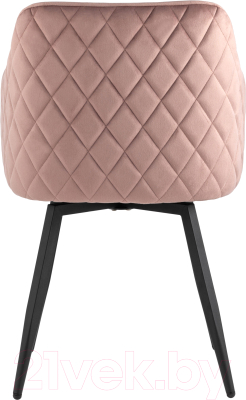 Стул Stool Group Ника / MC66-5F KD HLR-44 (велюр пыльно-розовый)