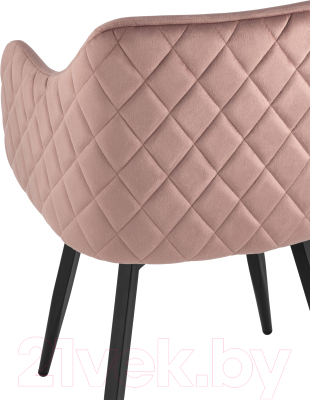 Стул Stool Group Ника / MC66-5F KD HLR-44 (велюр пыльно-розовый)