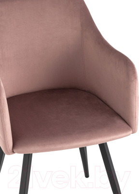 Стул Stool Group Ника / MC66-5F KD HLR-44 (велюр пыльно-розовый)