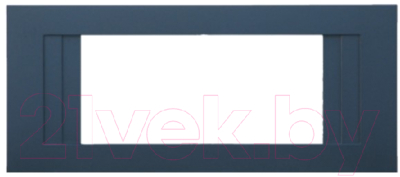 Портал для камина Смолком Line V42 (черный) - фото