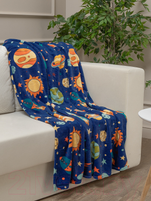 Плед для малышей TexRepublic Космос TF FN 907 1114 / 8691