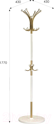 Вешалка для одежды Мебелик Напольная Д 1