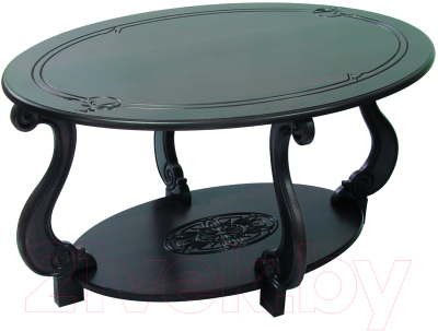 Журнальный столик Мебелик Овация М (темно-коричневый) - фото