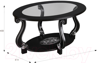 Журнальный столик Мебелик Овация С