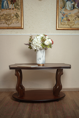 Журнальный столик Мебелик Берже 3 (темно-коричневый)