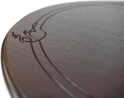 Журнальный столик Мебелик Грация М (темно-коричневый)