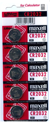 Комплект батареек Maxell CR2032 / 18586300 - фото