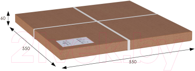 Журнальный столик Мебелик Дуэт 5 (черный/тонированный)