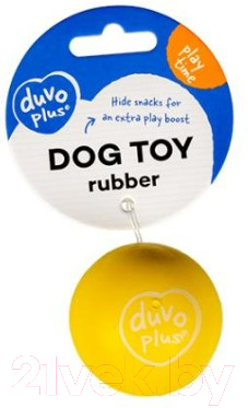 Игрушка для собак Duvo Plus Мяч резиновый / 10153