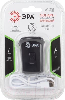 Фонарь для велосипеда ЭРА VA-701 / Б0052321
