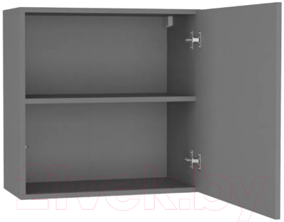 Шкаф навесной НК Мебель Point тип-60 / 71774934 (серый графит)
