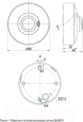 Датчик движения IEK LDD11-101MB-1200-001