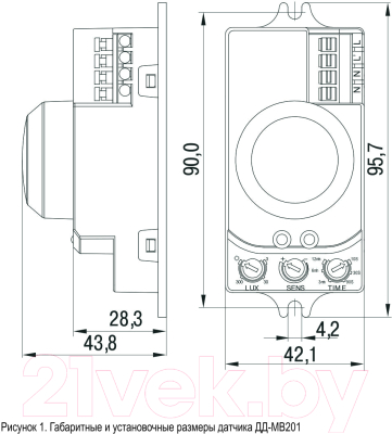 Датчик движения IEK LDD11-201MB-1200-001