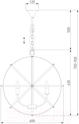 Люстра Евросвет 60139/6