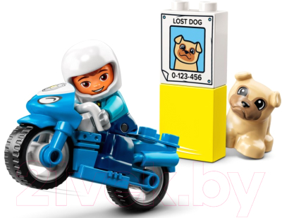 Конструктор Lego Duplo Полицейский мотоцикл / 10967