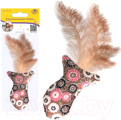 Игрушка для кошек Мультидом Рыбка / VL40-152 - фото