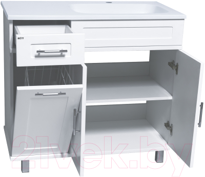 Тумба под умывальник Misty Купер 90 / П-Куп01090-012БкП