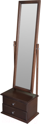 Секция в прихожую Мебелик Селена с тумбой (средне-коричневый) - фото