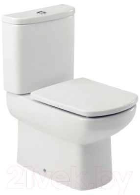 Унитаз напольный Roca Dama Senso Compacto A342518000 + 734151B000 + ZRU9000041 - фото