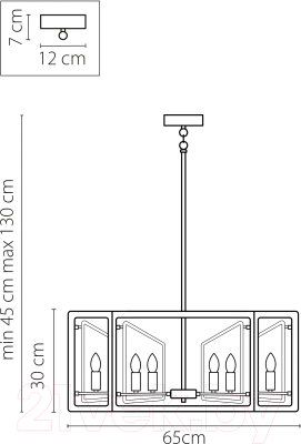 Люстра Lightstar Regolo 713327 (MD21044-12A)