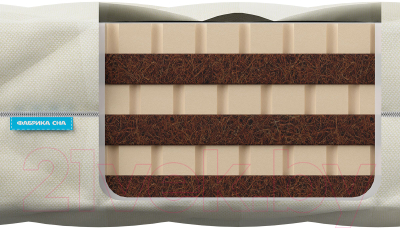 Матрас Фабрика сна Латекс Hard-1 100x190