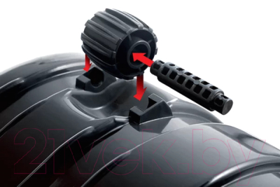 Движок для снега Prosperplast Pusher Arctic / ILTL-S411 (черный)