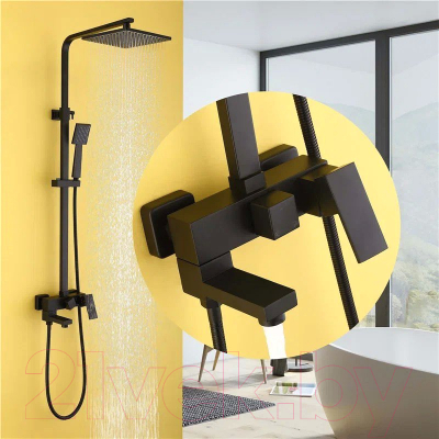 Душевая система со смесителем Abber Daheim AF8216B