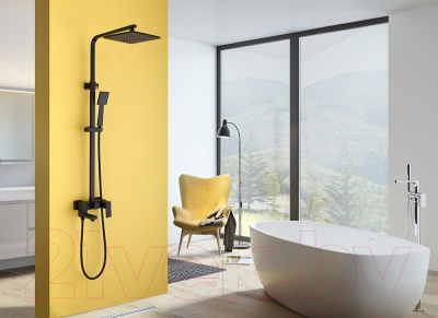 Душевая система со смесителем Abber Daheim AF8216B