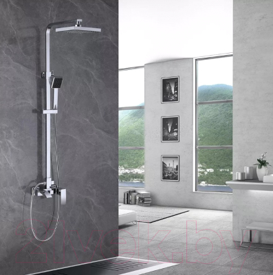 Душевая система со смесителем Abber Wasserfall AF8616