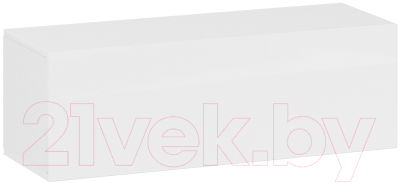 Шкаф навесной ТриЯ Глосс ТД-319.03.26 (белый глянец/стекло белый глянец) - фото