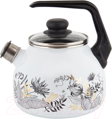 Чайник со свистком Appetite Botany 4с209я - фото