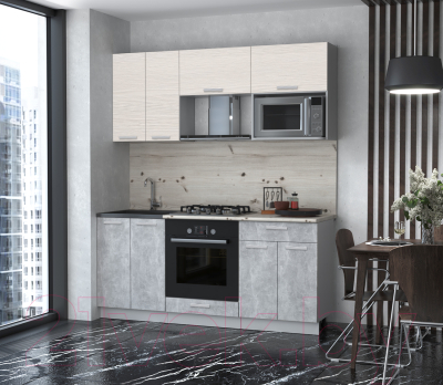 Готовая кухня Интерлиния Мила Лайт 1.8 ВТ