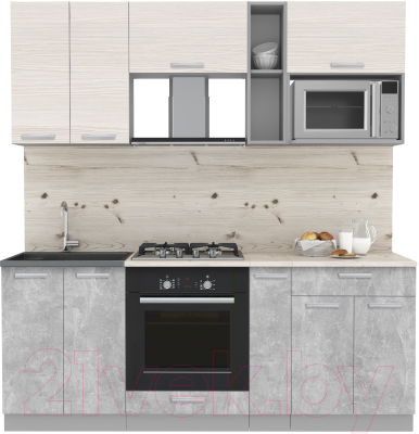 Готовая кухня Интерлиния Мила Лайт 2.0 ВТ - фото