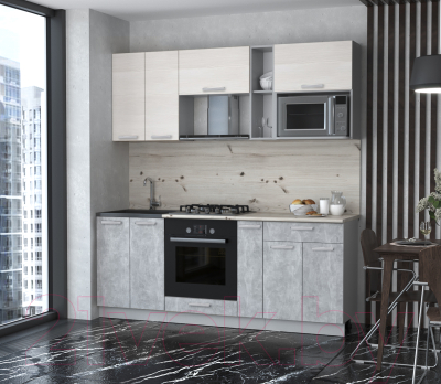 Готовая кухня Интерлиния Мила Лайт 2.0 ВТ