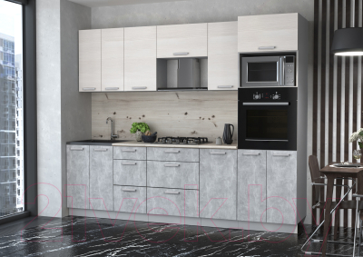 Кухонный гарнитур Интерлиния Мила Лайт 2.6 ВТ