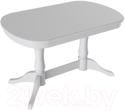 Обеденный стол ТриЯ Валенсия 1.8 (белый матовый) - фото