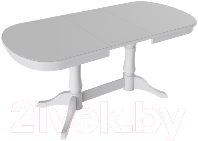 Обеденный стол ТриЯ Валенсия 1.8 (белый матовый)