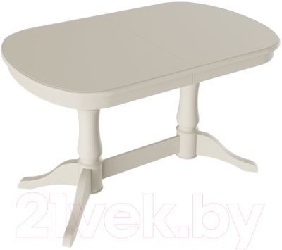 Обеденный стол ТриЯ Валенсия 1.8 (слоновая кость) - фото