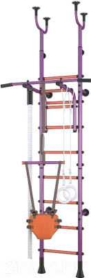 Детский спортивный комплекс Polini Kids Sport Active (фиолетовый) - фото