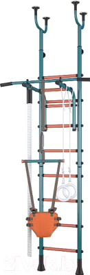 Детский спортивный комплекс Polini Kids Sport Neo (бирюзовый) - фото