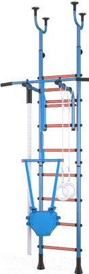 Детский спортивный комплекс Polini Kids Sport Neo (лазурный) - фото