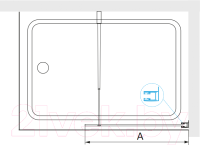 Стеклянная шторка для ванны RGW SC-051 / 351105109-11